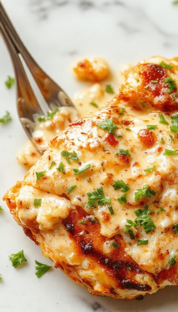 A sizzling skillet of creamy homestyle butter chicken garnished with fresh herbs on a rustic table.